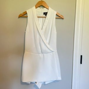 White skort romper. US size 0